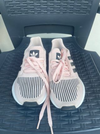 Zapatillas Adidas Tela Rosa Talla 36.50