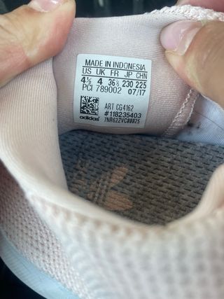 Zapatillas Adidas Tela Rosa Talla 36.50