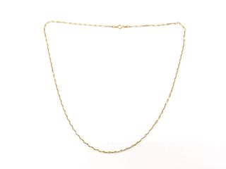 cadena oro 18k 22cm