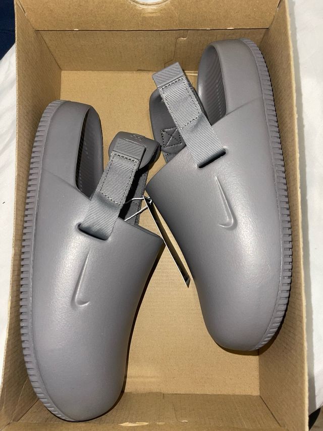 Nike Air Force 1 Clogs Gris