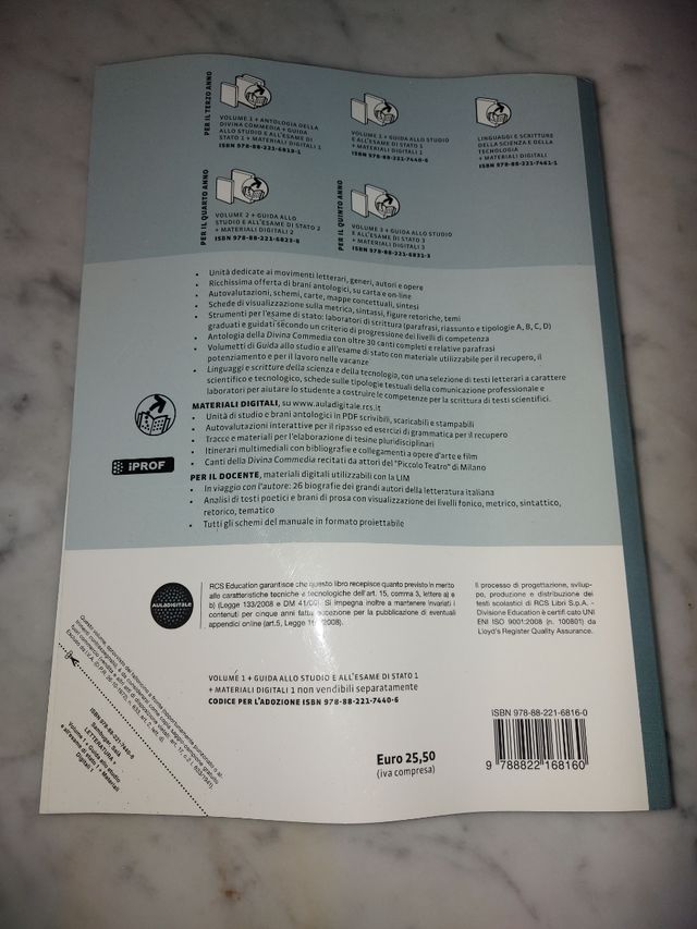 Letteratura+. 1, Dalle Origini Al'età Della Con...