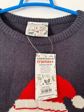 Jersey Navideño Muñeco Nieve Talla L