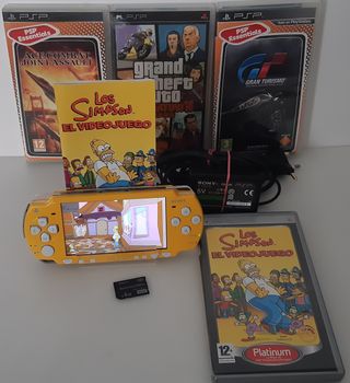 PSP 2004 Amarilla Edición Los Simpson