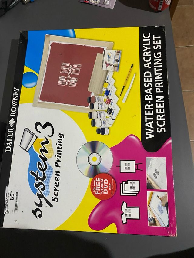 Set Serigrafía para iniciantes.