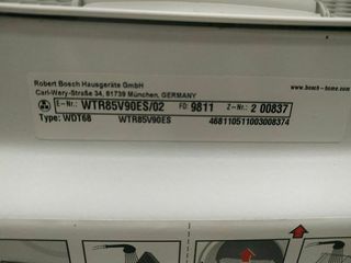Secadora Bosch Serie 4 8kg Con Bomba De Calor.