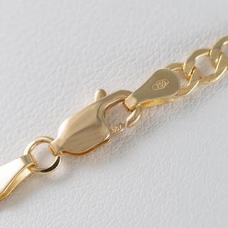 Cadena barbada oro 18k 750 50cm