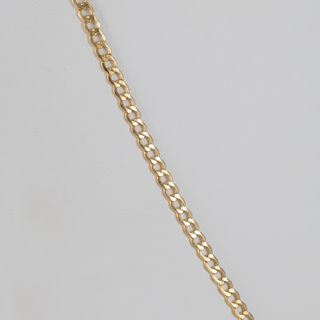 Cadena barbada oro 18k 750 50cm