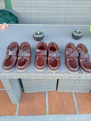 Zapatos náuticos niño marrones