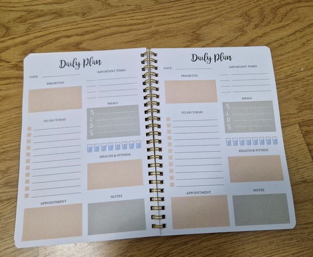 Lote 2 libretas planner espiral