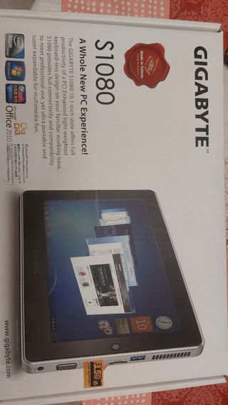 Gigabyte S1080 Tablet Intel Atom Windows 7