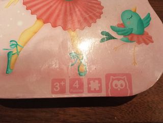4 Puzzles Infantiles Niña +3 Años. A ESTRENAR