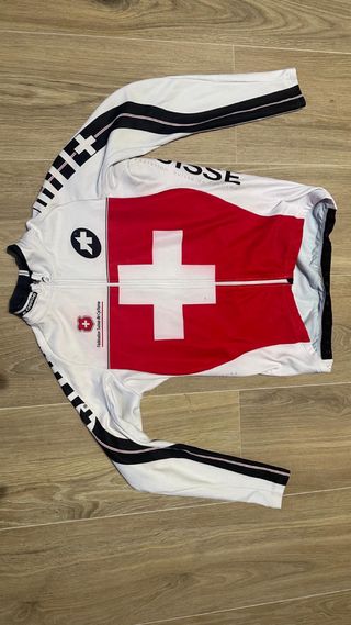 Maillot Ciclismo Assos Suisse Bandera Suiza
