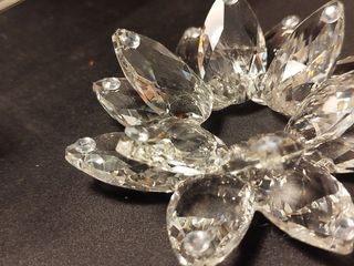 Porta candele e zuccheriera in cristallo