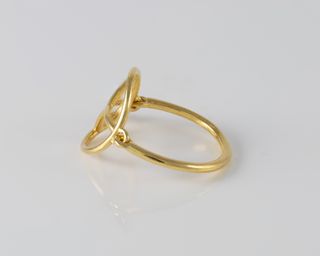 Anillo Tous Plata 925 Vermeil Símbolo de la Paz