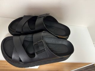 Sandalias Genuins Negras Talla 38