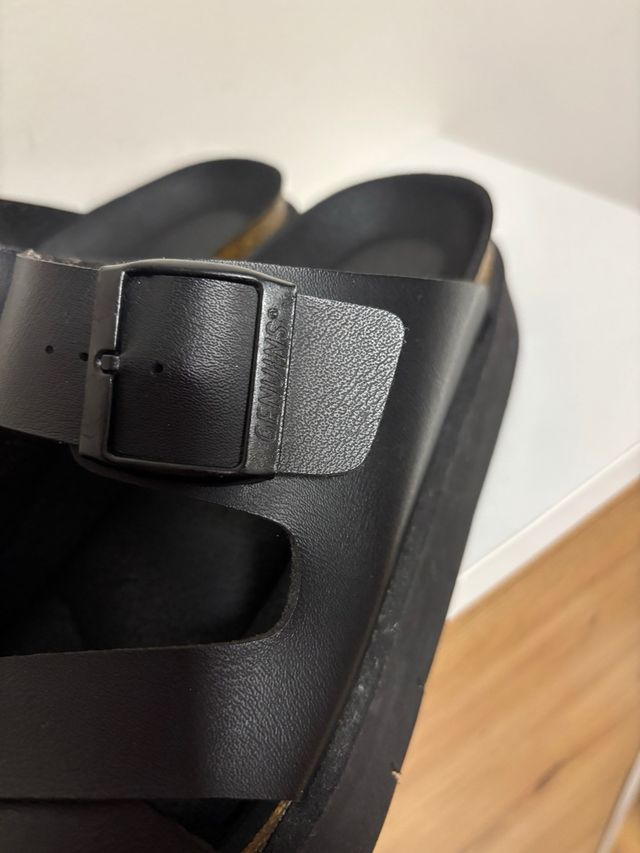 Sandalias Genuins Negras Talla 38