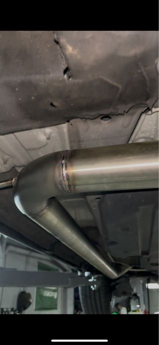 Escape entero recto a medida para civic  2.2 ictdi