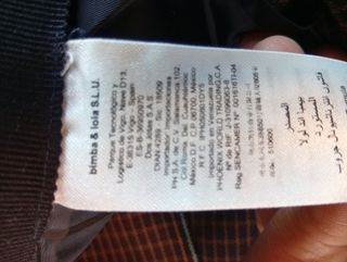 Pantalón Bimba y Lola cuadros marrón