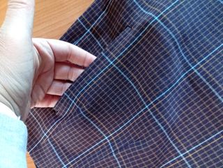 Pantalón Bimba y Lola cuadros marrón