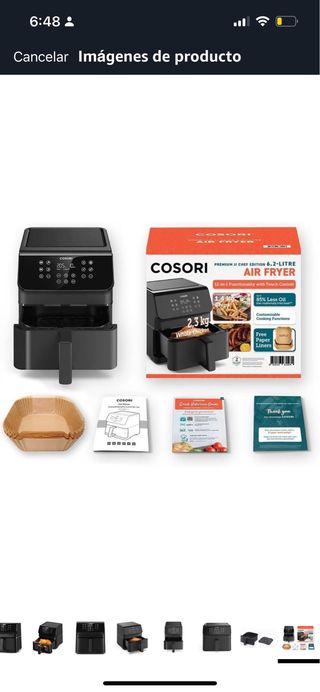 Freidora de aire COSORI 6.2L