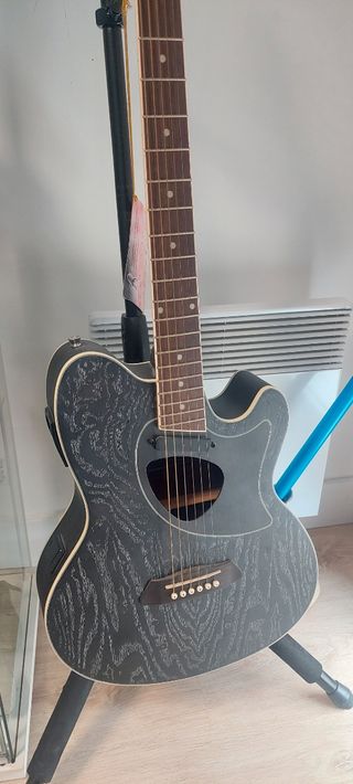 Guitarra Electroacústica Gris