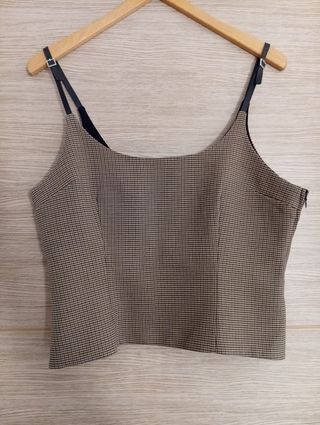 Top Zara estampado