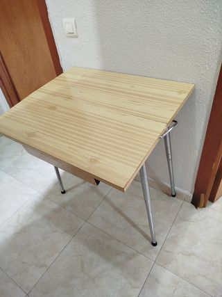 Mesa de madera plegable