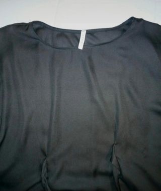 Blusa donna nera non riporta taglia si presume M