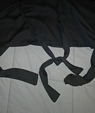 Blusa donna nera non riporta taglia si presume M