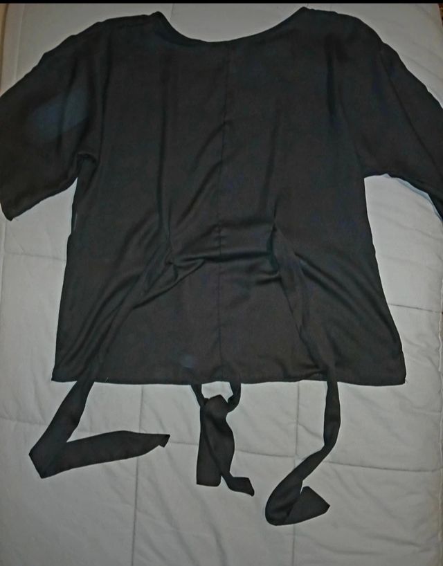 Blusa donna nera non riporta taglia si presume M