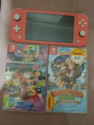 Nintendo Switch Lite Pink + Giochi