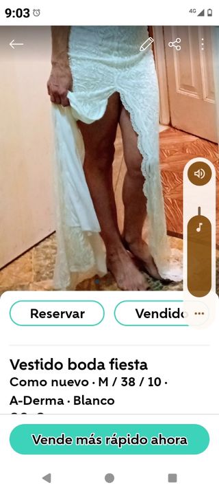 Vestido boda fiesta 