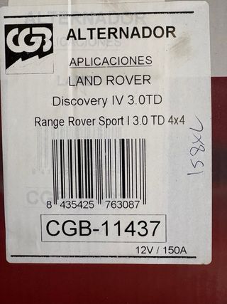 Alternador Land Rover Sport