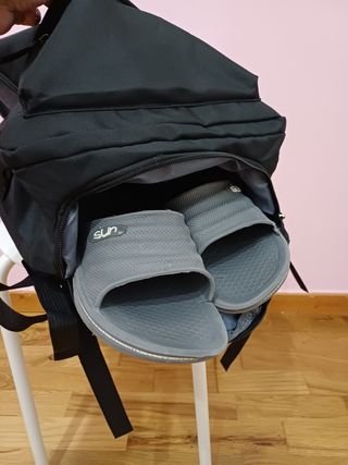 Zaino Borsone bagaglio a mano Grigio nuovo