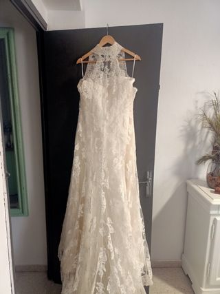Vestido de Novia Talla 42 Encaje
