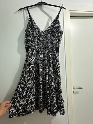 Vestido estampado mujer