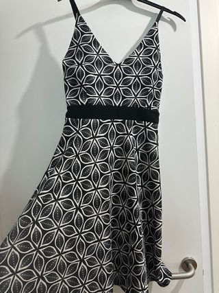 Vestido estampado mujer