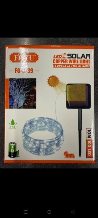 Luci decorative per interno ed esterno 