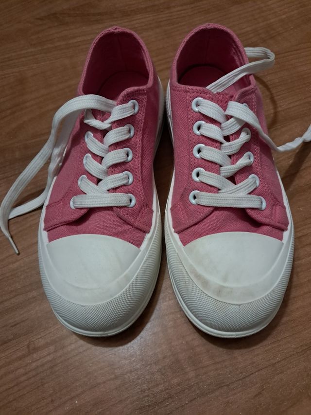 Zapatillas Barbie Rosas y Blancas