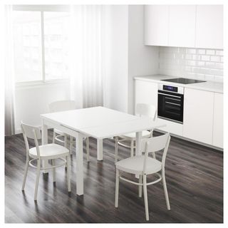 Mesa Ikea comedor cocina madera extensible 90/170
