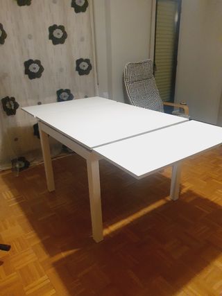Mesa Ikea comedor cocina madera extensible 90/170
