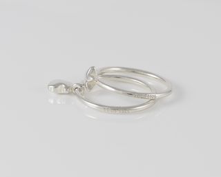 Pack de Anillos Tous motivos oso-estrella de plata