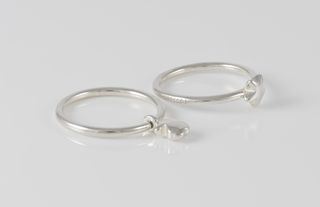 Pack de Anillos Tous motivos oso-estrella de plata