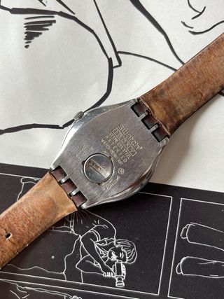 Swatch Irony Big Daredevil YGS732 Marrón/Plata
