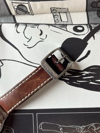 Swatch Irony Big Daredevil YGS732 Marrón/Plata