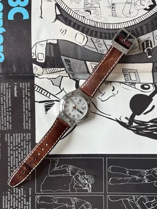 Swatch Irony Big Daredevil YGS732 Marrón/Plata