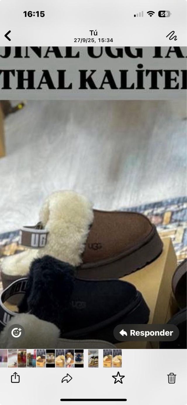 Zapatillas UGG dplataforma SOLO ALICANTE NO ENVÍOS