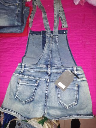 Mono corto vaquero mujer 38 y 36 