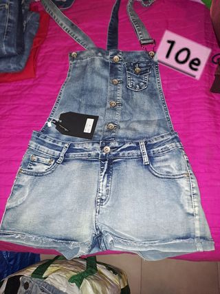 Mono corto vaquero mujer 38 y 36 