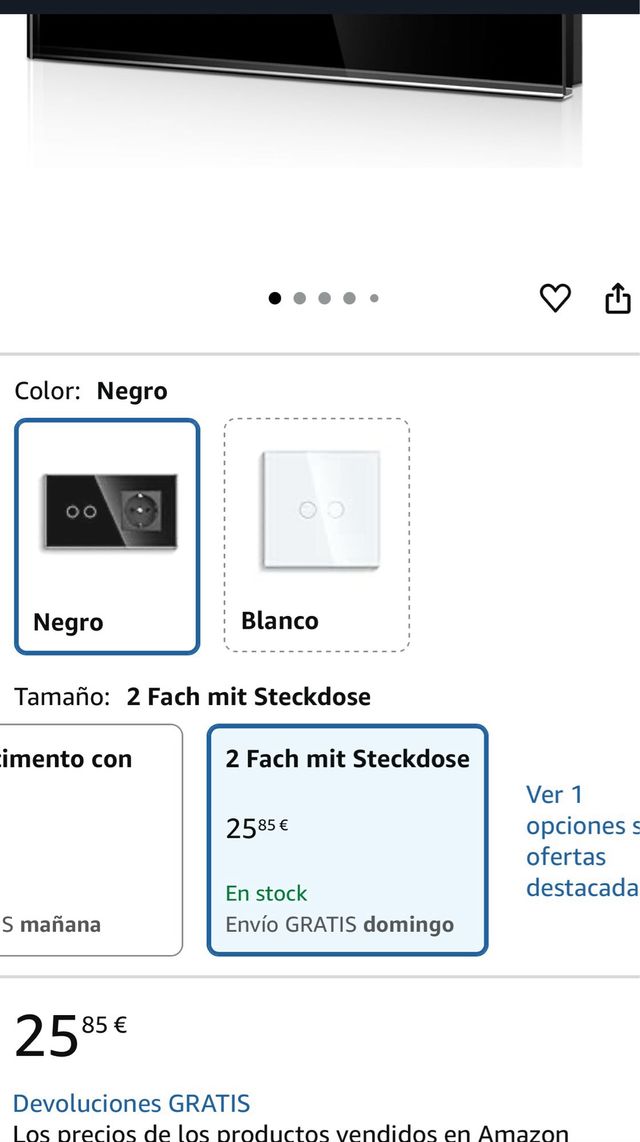 Interruptor con enchufe de pared doble CNBINGO